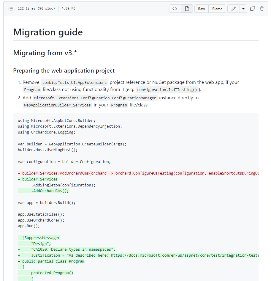 Lombiq UI Testing Toolbox Migration guide
