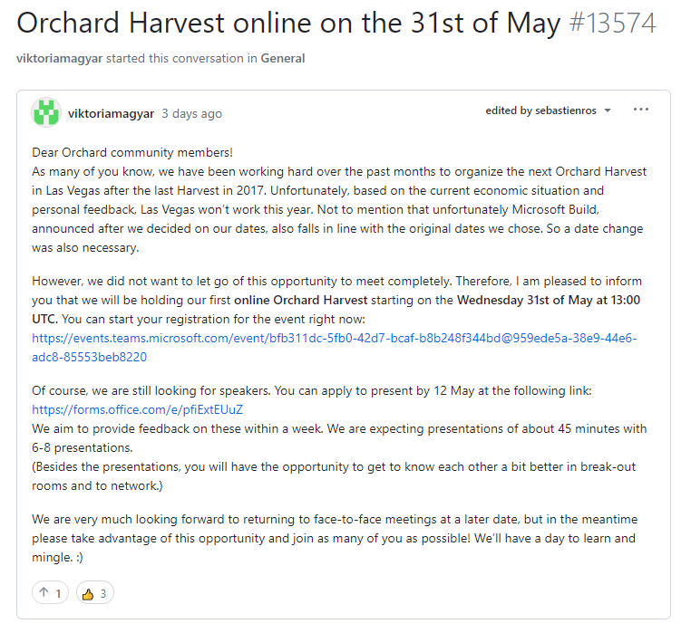 Orchard Harvest online