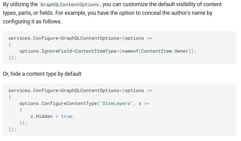 Add DiscoverableSterotypes to GraphQLContentOptions
